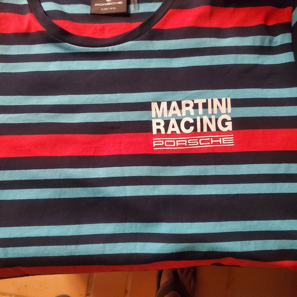 Porsche Martini Racing Striped T-Shirt